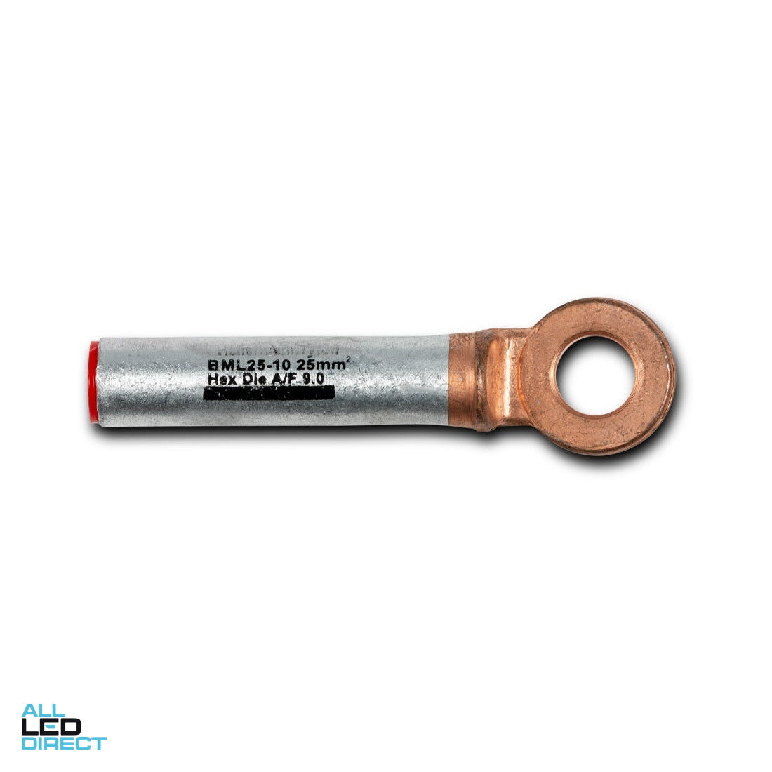 Wattmaster Copper Lug Suitable For 25mm Cable With 10mm Hole ALL LED Direct