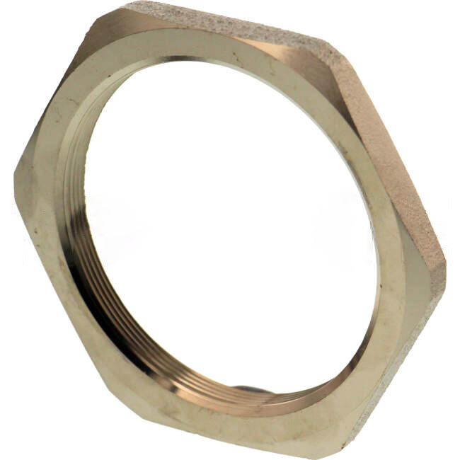 Wattmaster 75mm Locknut Brass