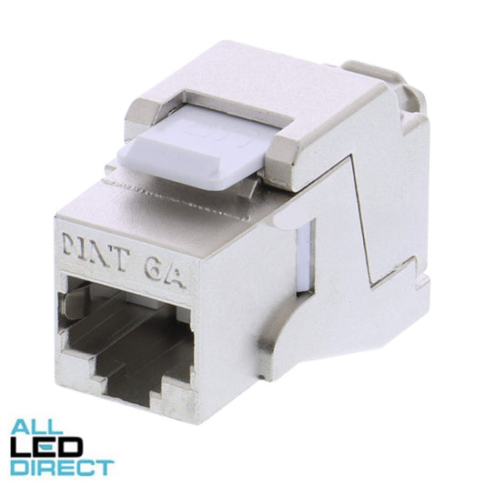Molex POWERCAT 6A Tool-Less Shielded Keystone Jack Grey