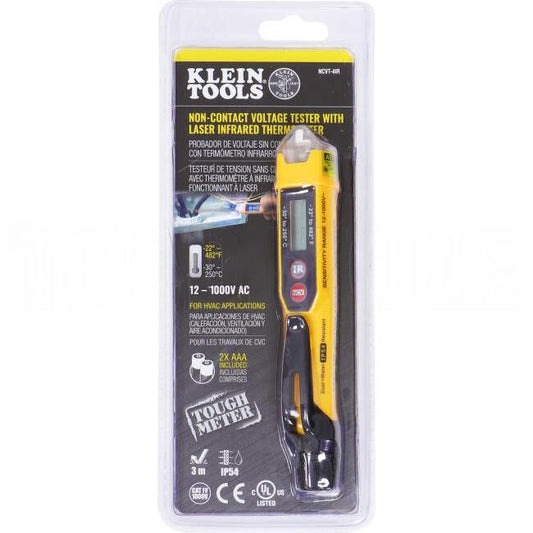 Klein Tools 12-1000V Non-Contact Voltage Tester with Infra Red Thermometer