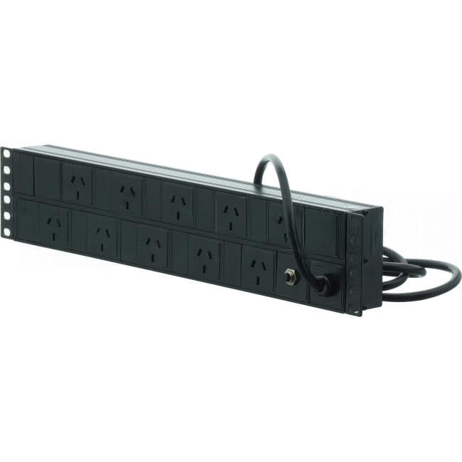 B&R 10 Amp Horizontal Power Rail With 10 x 10 Amp Outlets & Flex & Plug