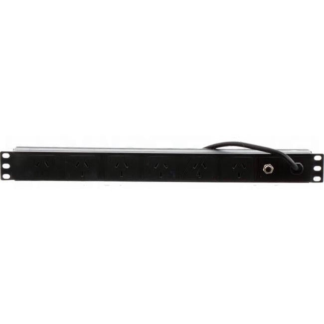 B&R 10 Amp Horizontal Power Rail With 6 x 10 Amp Outlets & Flex & Plug