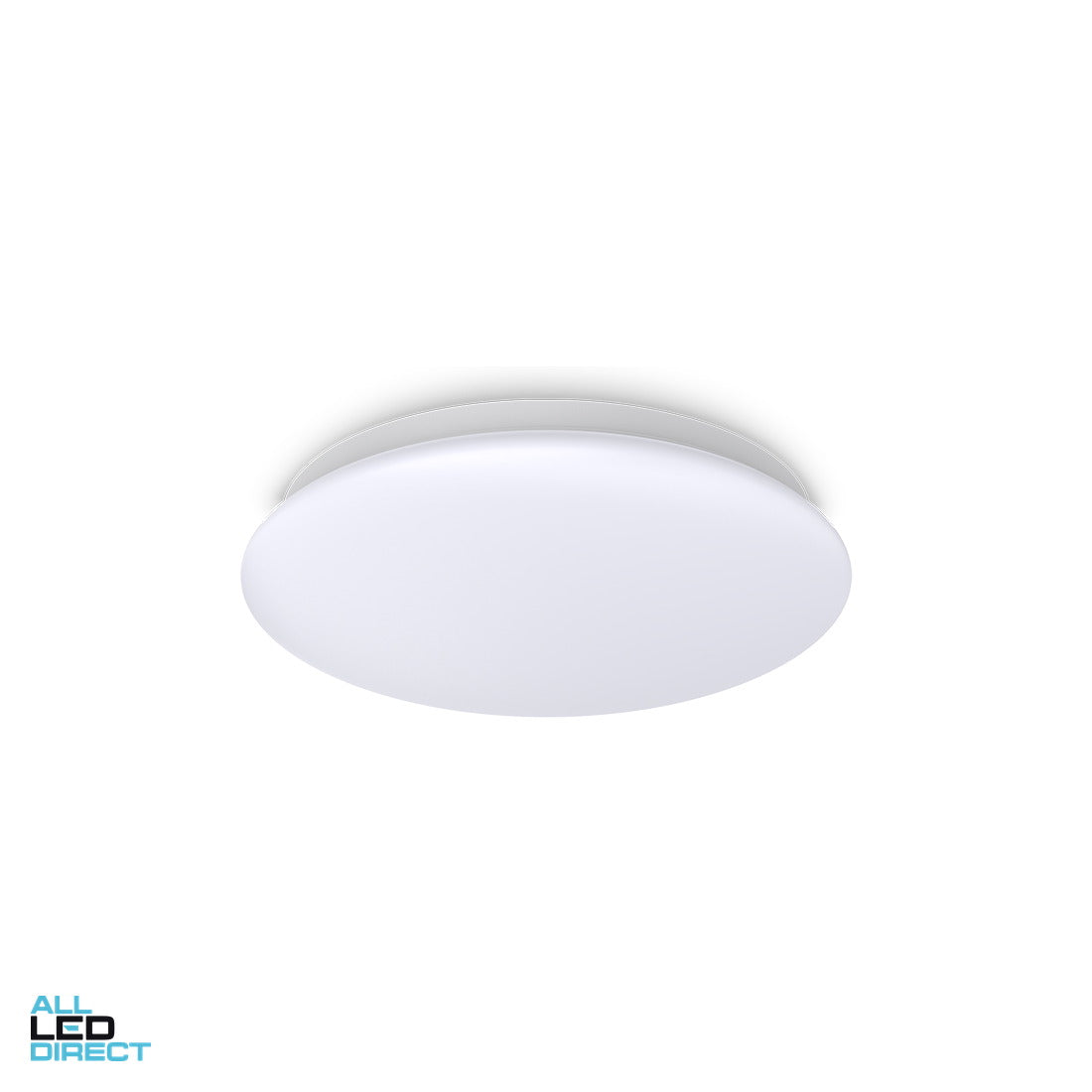 Atom 10/12/14 W 300 mm SLIM SERIES II LED Oyster Light White 3000/4000/5700 K ALL LED Direct