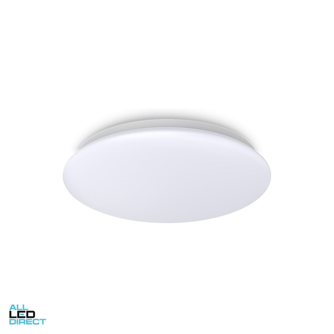 Atom 12/15/18 W 350 mm SLIM SERIES II LED Oyster Light White 3000/4000/5700 K ALL LED Direct