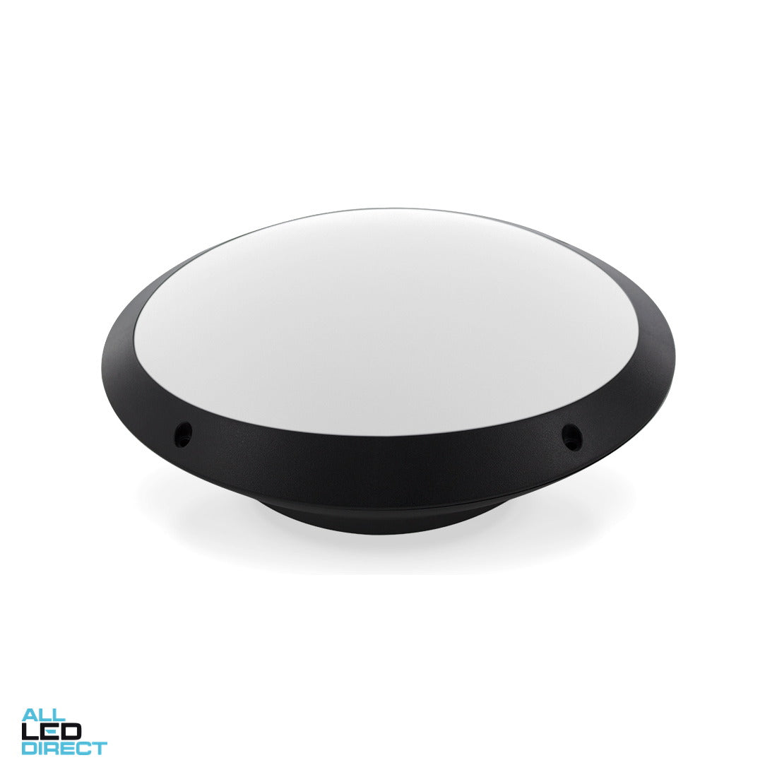 Atom 12 W 325 x 235 mm Oval LED Bunker Light Black IP66 3000/4000/5700 K ALL LED Direct