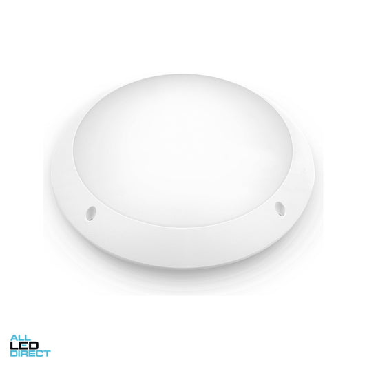 Atom 12 W 300 mm Round LED Bunker Light White IP66 3000/4000/5700 K ALL LED Direct