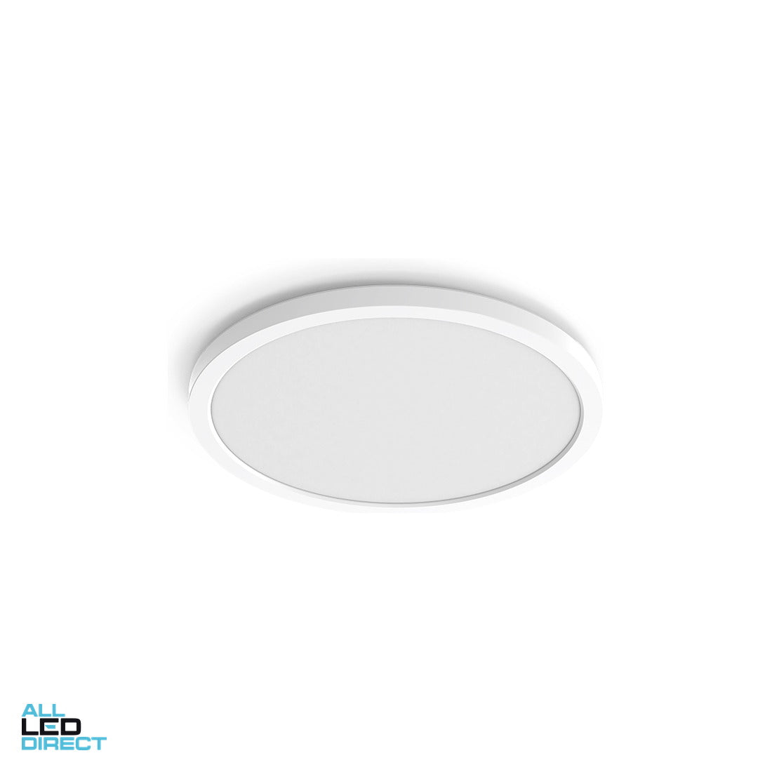 Atom 24 W 400 mm Slim LED Dimmable Oyster Light White 3000/4000/5700 K ALL LED Direct