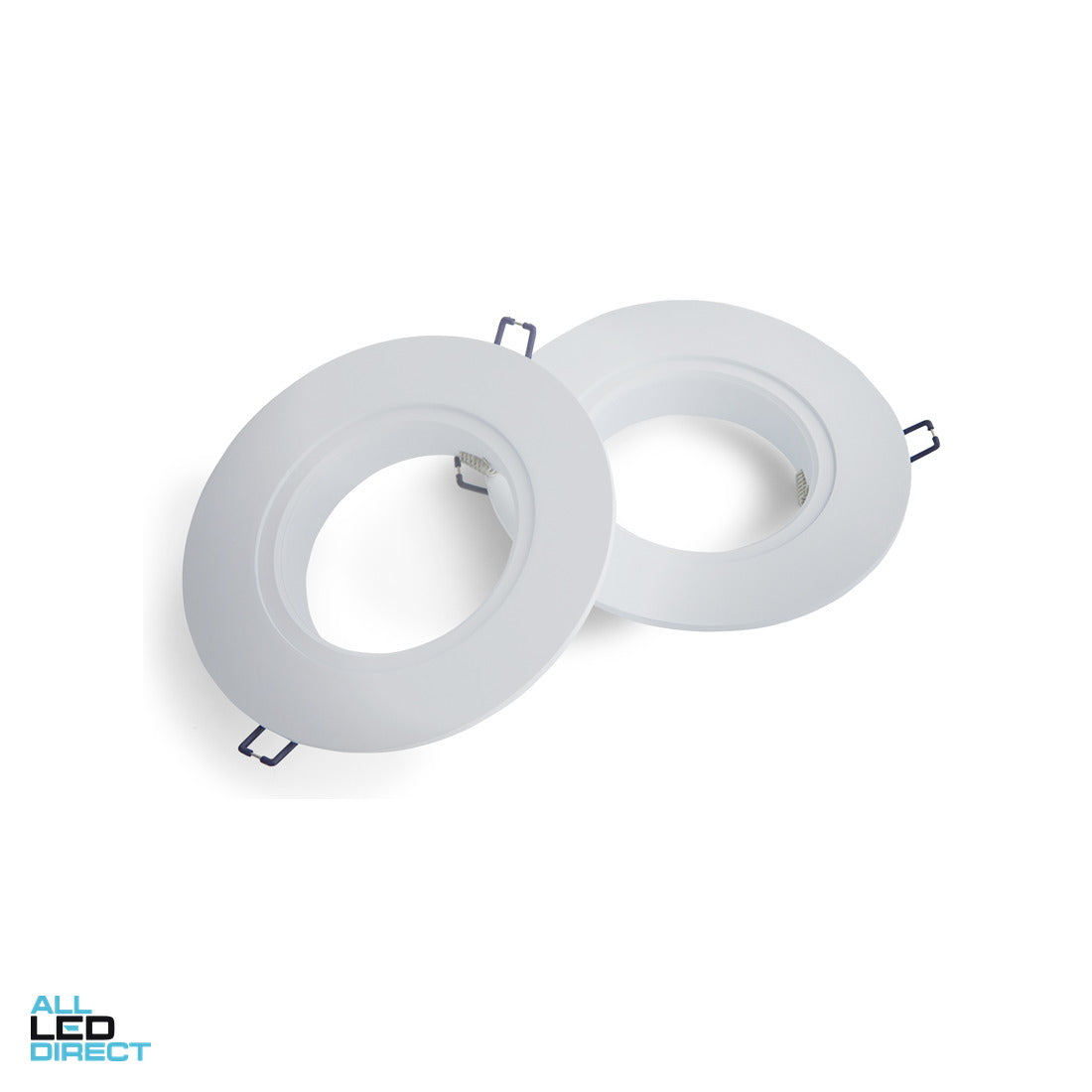 Atom 170 mm Wide Downlight Conversion Plate For AT9012 Downlights White ALL LED Direct