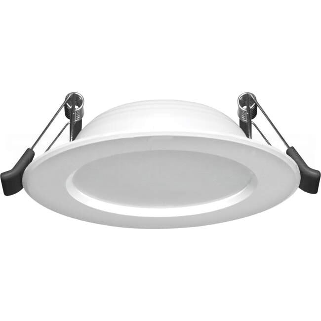 Atom 12 Watt 90mm Cut Out Dimmable LED Downlight 110 Degrees TRI White