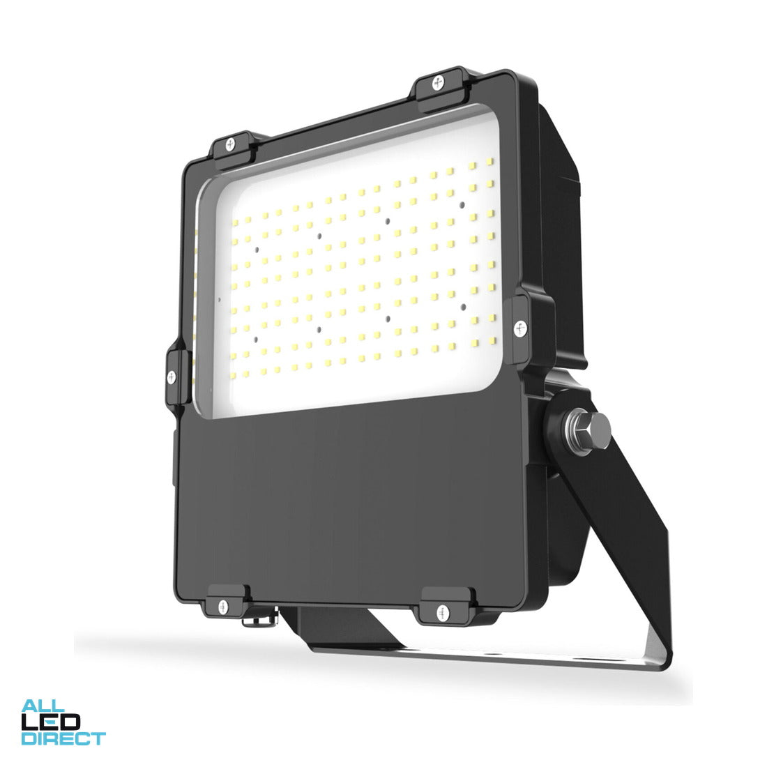 Atom 100 W Commercial Weatherproof IP66 LED Floodlight Black 5000 K 14410lms ALL LED Direct