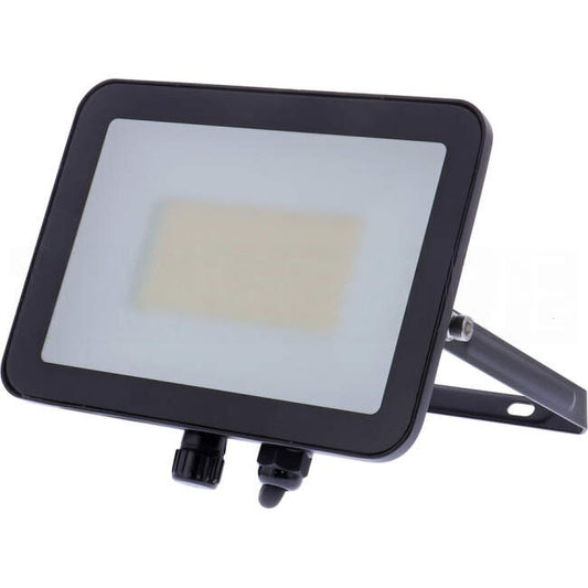 Atom 50 Watt LED Slim Floodlight IP65 CCT Black