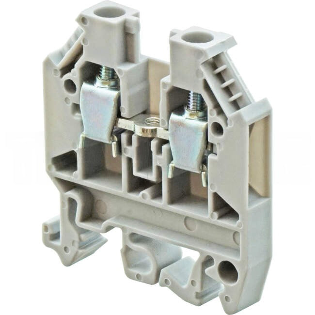 Dore 6mm Terminal Din Rail Grey Each