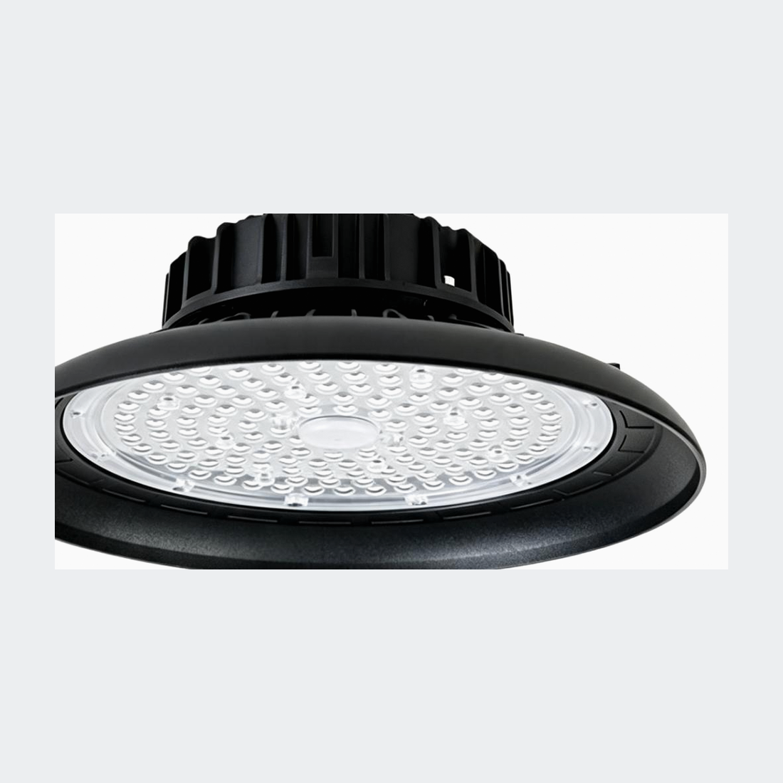 100 to 240 watt finned UFO LED high bay IP65