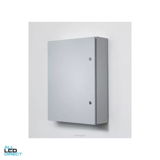 Built Boards 500H x 400W x 200D Weatherproof IP66 Enclosure Grey