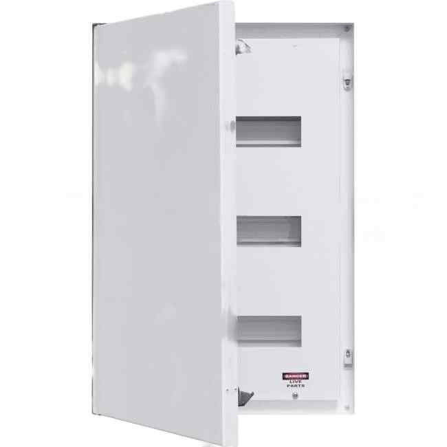 Built Boards 39 Pole INVISABOARD Flush Mounted Switchboard – All LED Direct