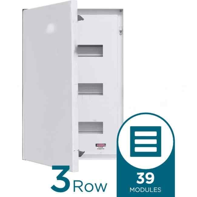 Built Boards 39 Pole INVISABOARD Flush Mounted Switchboard - Default Title (BBINVISA39)