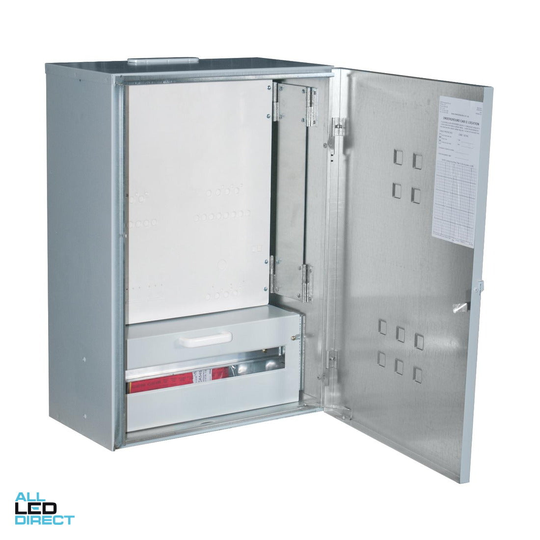 B&R Meter Box Including 22 Pole Switchboard & Meter Panel Designed For Both Single & Multi-Phase Installations Suitable for QLD