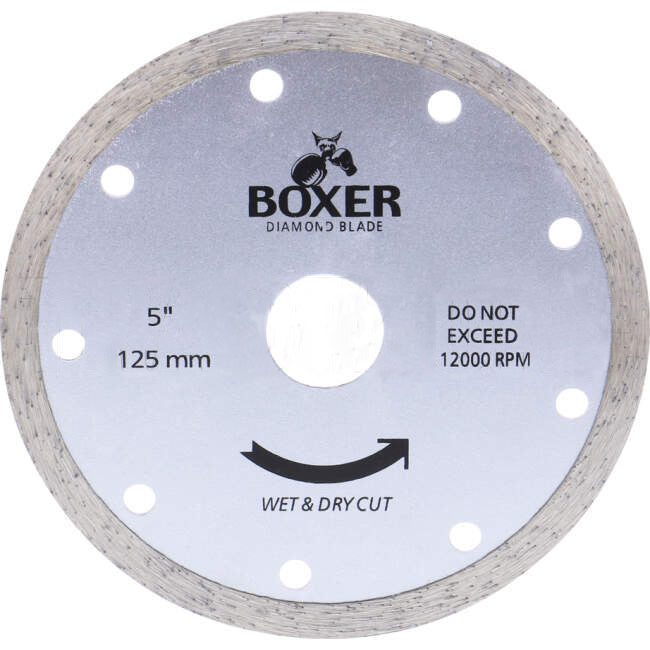 Austsaw 125mm (5 inch) Boxer Continuous Rim Diamond Blade