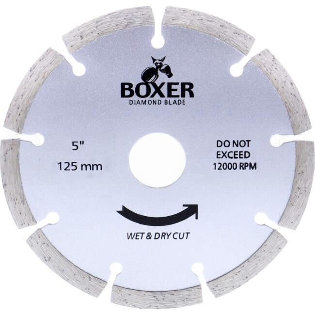 Austsaw 125mm (5 inch) Boxer Segmented Diamond Blade