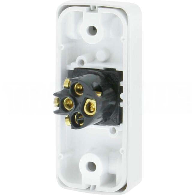 Clipsal 10 Amp CLASSIC C2000 1 Gang Vertical Internal Rocker Architrave Switch White