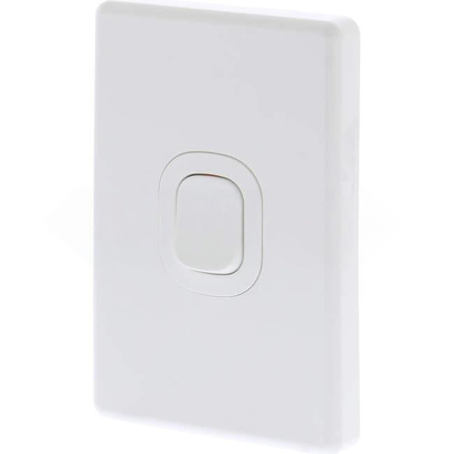 Clipsal 32 Amp CLASSIC C2000 1 Gang Vertical Internal Rocker Switch White