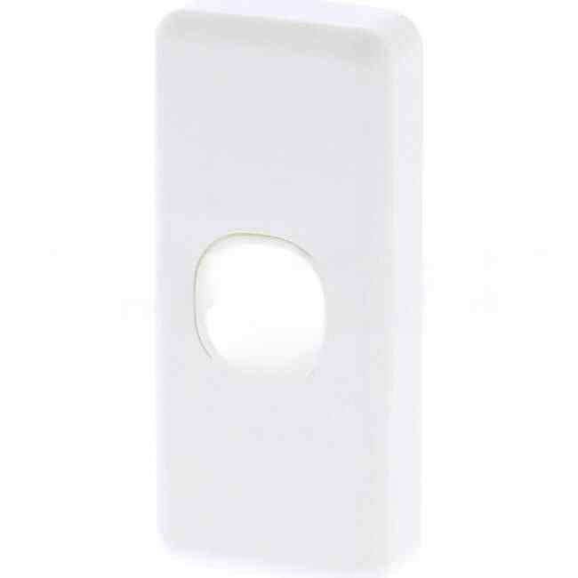 Clipsal CLASSIC C2000 1 Gang Architrave Grid Plate & Cover White - Default Title (C2031WE)