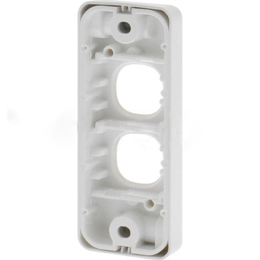 Clipsal CLASSIC C2000 2 Gang Architrave Switch Grid Plate Surround Standard Pattern White