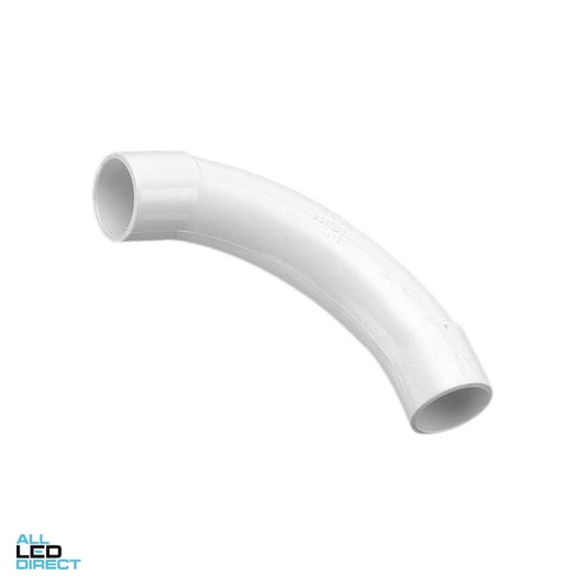 Clipsal 32mm 90 Degree Medium Duty Communications Conduit Bend White