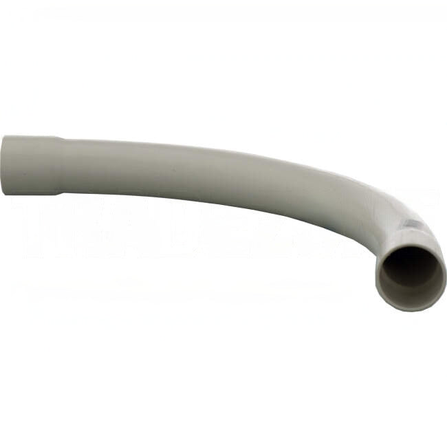 Clipsal 50mm 90 Degree Sweeping Communications Conduit Bend 320mm Radius White To Suit 50mm OD Pipe