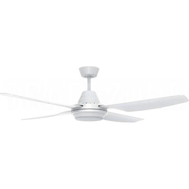 Clipsal 1300mm (51') CALOUNDRA 4 Blade Ceiling Sweep Fan With Light White Electric