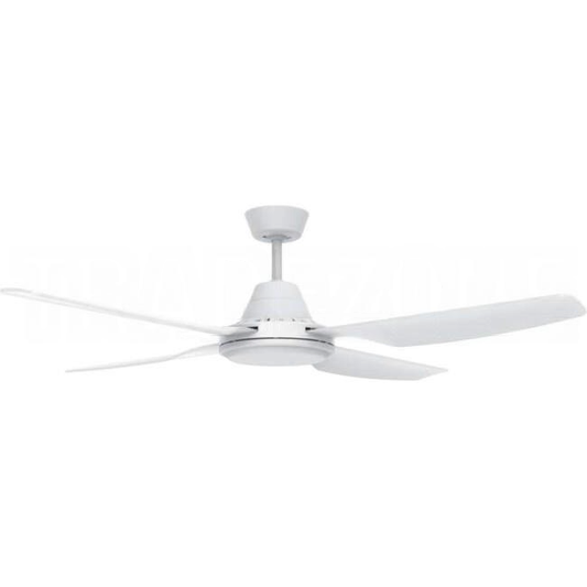 Clipsal 1300mm (51') CALOUNDRA 4 Blade Ceiling Sweep Fan White Electric