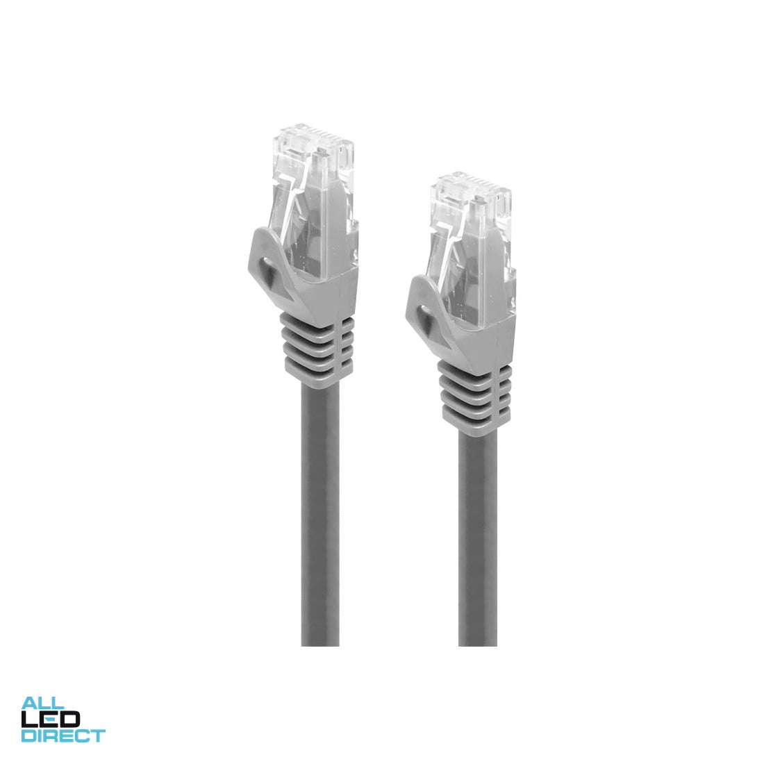 Serveredge 3 Metre CAT6 Patch Lead Grey ALL LED Direct