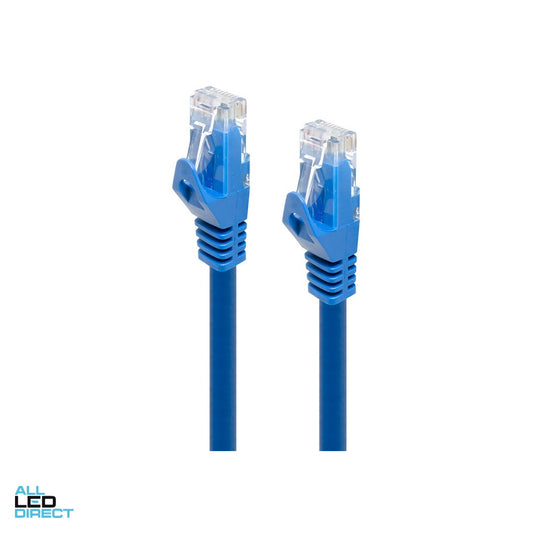 Serveredge 20 Metre CAT6 Patch Lead Blue ALL LED Direct