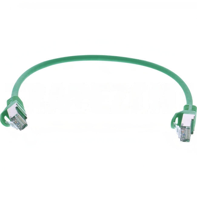 Serveredge 0.3 Metre RJ45 CAT6A S/FTP Thin Patch Lead Green