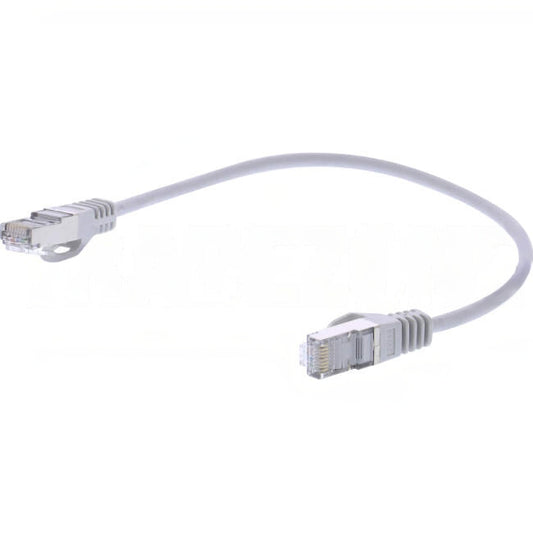 Serveredge 0.3 Metre RJ45 CAT6A S/FTP Thin Patch Lead Grey