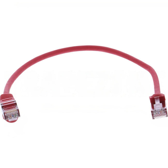 Serveredge 0.3 Metre RJ45 CAT6A S/FTP Thin Patch Lead Red