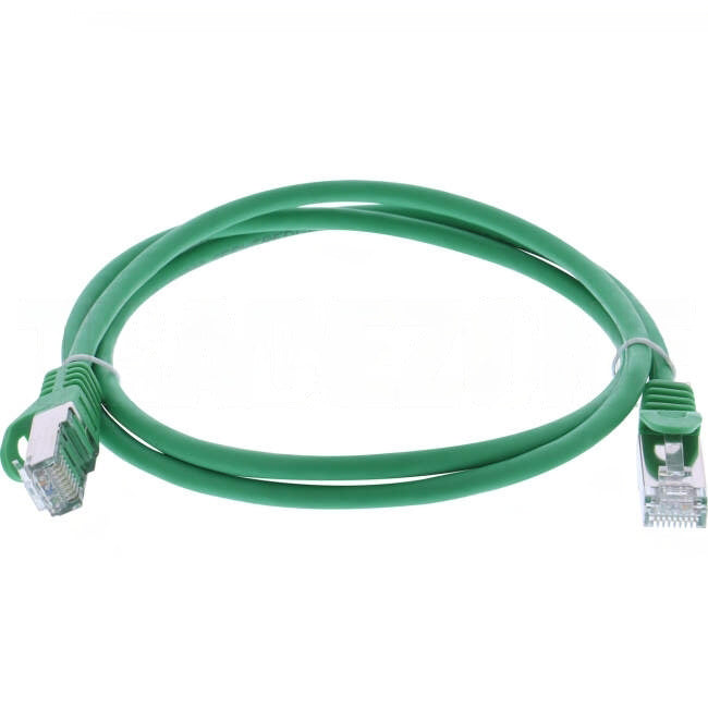 Serveredge 1 Metre RJ45 CAT6A S/FTP Thin Patch Lead Green