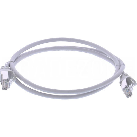 Serveredge 1 Metre RJ45 CAT6A S/FTP Thin Patch Lead Grey