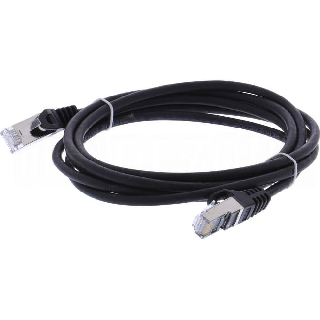 Serveredge 2 Metre RJ45 CAT6A S/FTP Thin Patch Lead Black