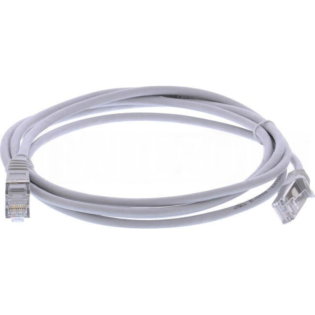 Serveredge 2 Metre RJ45 CAT6A S/FTP Thin Patch Lead Grey