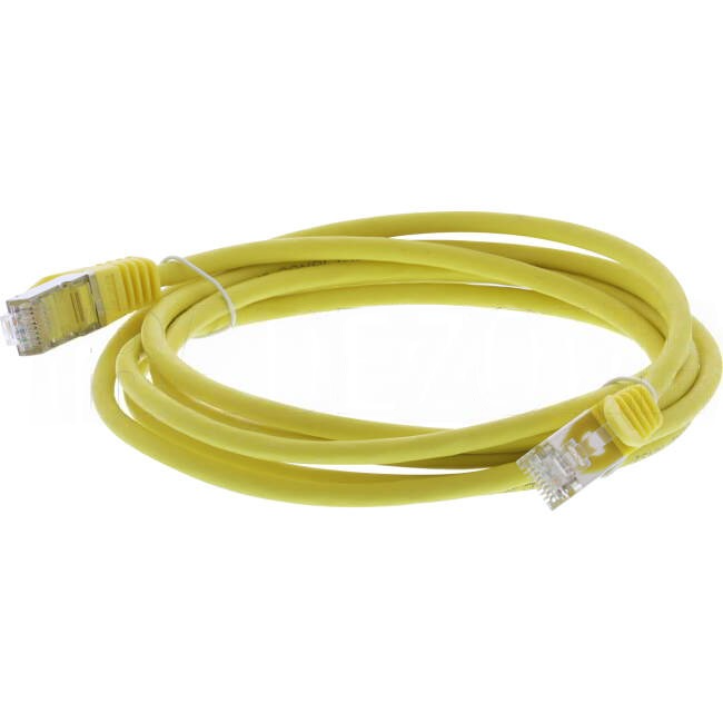 Serveredge 2 Metre RJ45 CAT6A S/FTP Thin Patch Lead Yellow