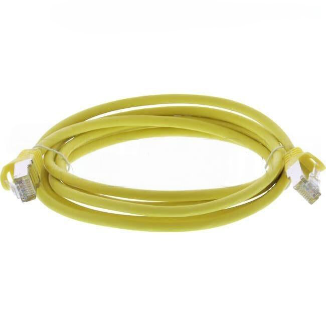 Serveredge 2 Metre RJ45 CAT6A S/FTP Thin Patch Lead Yellow