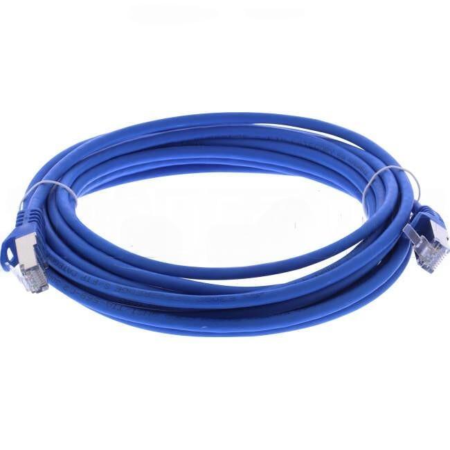 Serveredge 5 Metre RJ45 CAT6A S/FTP Thin Patch Lead Blue