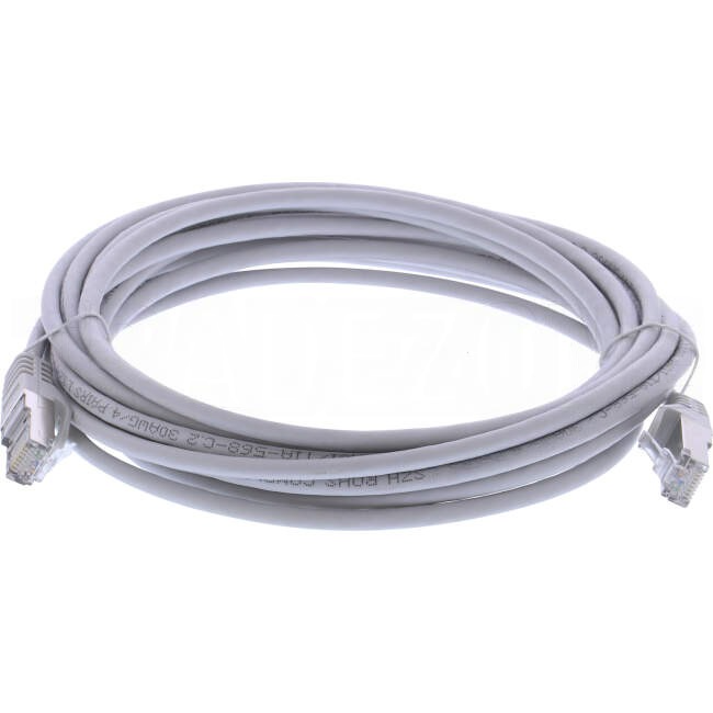 Serveredge 5 Metre RJ45 CAT6A S/FTP Thin Patch Lead Grey