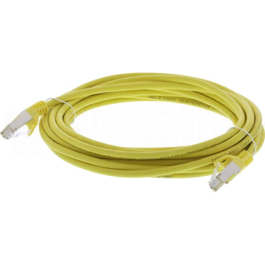 Serveredge 5 Metre RJ45 CAT6A S/FTP Thin Patch Lead Yellow