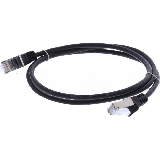 Serveredge 1.5 Metre RJ45 CAT6A S/FTP Thin Patch Lead Black