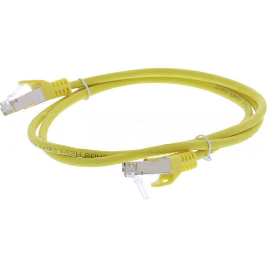 Serveredge 1.5 Metre RJ45 CAT6A S/FTP Thin Patch Lead Yellow