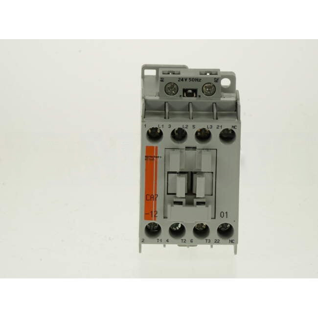 NHP 7 Amp to 32 Amp 3 Pole 5.5kW Contactor With 24 Volt AC Coil & 1 x N/C Auxiliary Contact