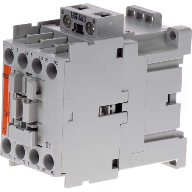 NHP 12 Amp to 32 Amp 3 Pole 11kW Contactor With 110 Volt AC Coil & 1 x N/C Auxiliary Contact