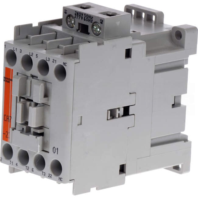 NHP 12 Amp to 32 Amp 3 Pole 11kW Contactor With 240 Volt AC Coil & 1 x N/C Auxiliary Contact